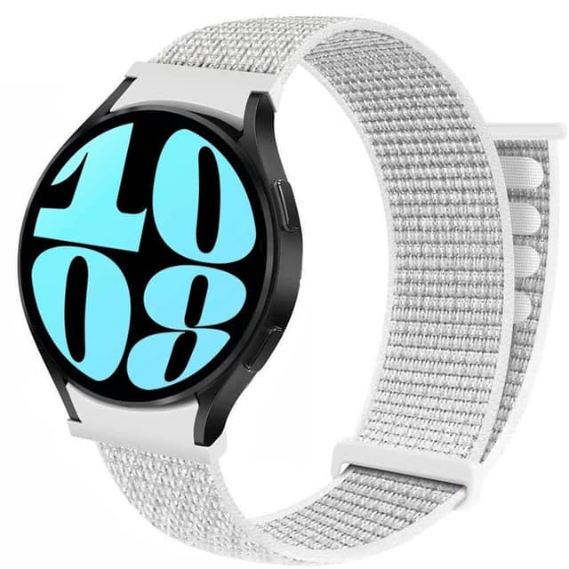 Nylon Armbånd  No-Gap Samsung Galaxy Watch 6 (40mm) - Summit White