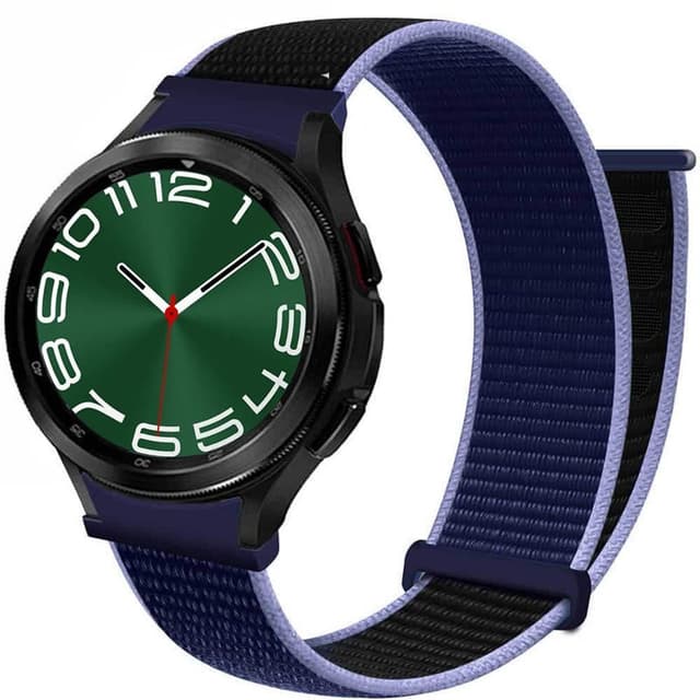 Nylon Armband No-Gap Samsung Galaxy Watch 6 Classic (47mm) - Midnight