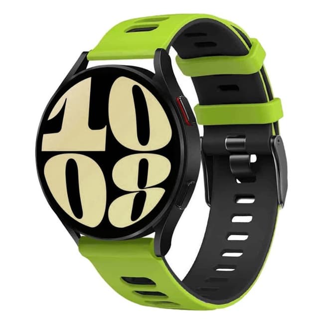 Twin Sport Armband Samsung Galaxy Watch 6 (44mm) - Lime/svart
