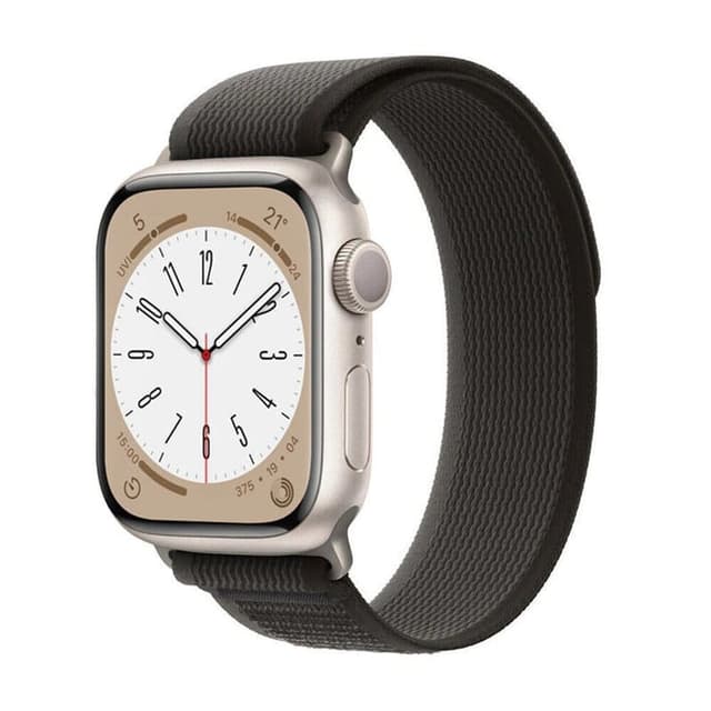 Tactik kellon renneke Apple Watch 9 (41mm) - Blackroom grey