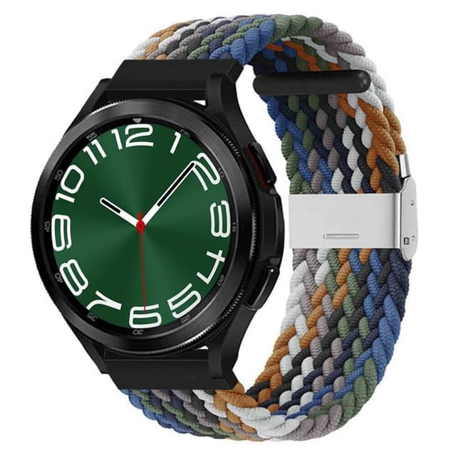Punottu Kellon renneke Samsung Galaxy Watch 6 Classic (47mm) - cowboy