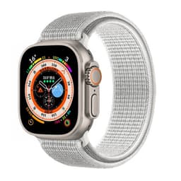 Nylon klockarmband Apple Watch Ultra 2 (49mm) - Summit white