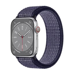 Nailon kellon renneke Apple Watch 9 (41mm) - Midnight blue