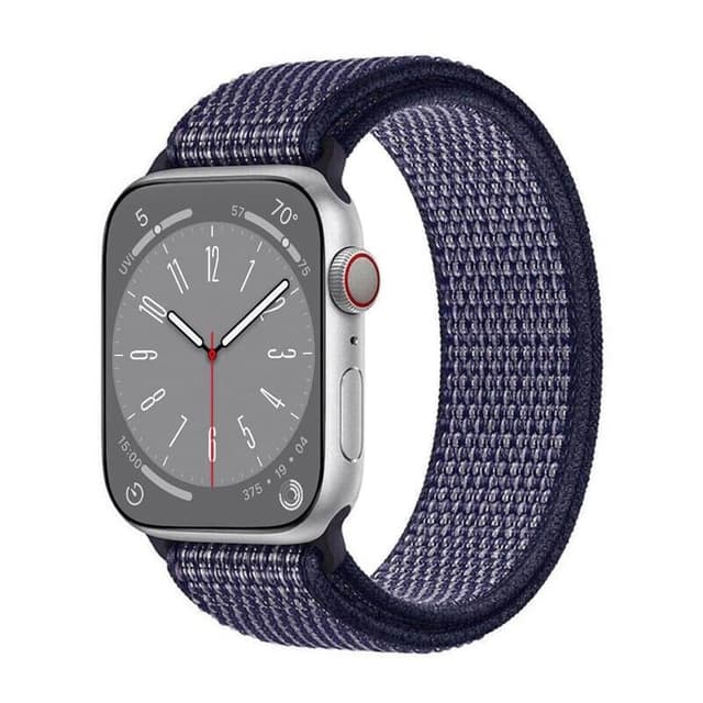 Nylon klokkerem Apple Watch 9 (41mm) - Midnight blue
