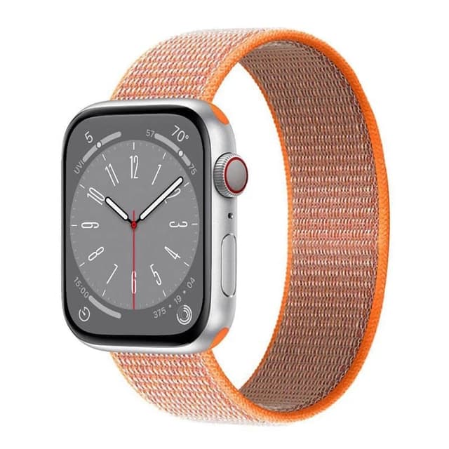 Nylon klockarmband Apple Watch 9 (41mm) - Spicy orange