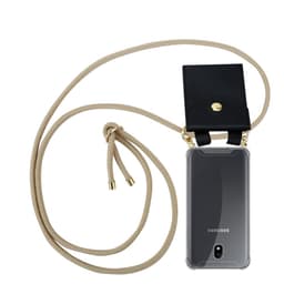 Samsung Galaxy J7 2018 Etui Cover Kæde (Brun)