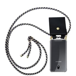 Samsung Galaxy J7 2018 Deksel med Halskjede (blå)