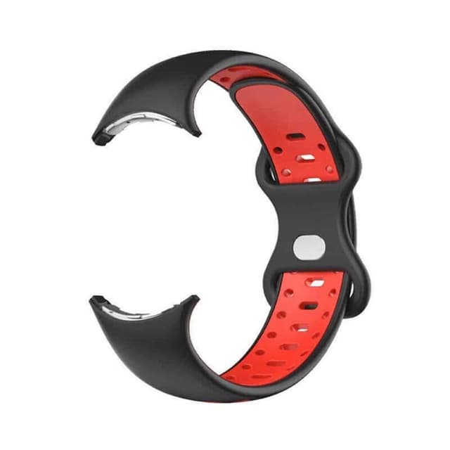 Twin sport urrem Google Pixel Watch 2 - Svart/rød