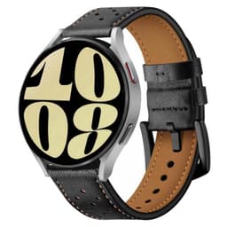 Nahkainen kellon ranneke Samsung Galaxy Watch 6 (44mm) - Musta