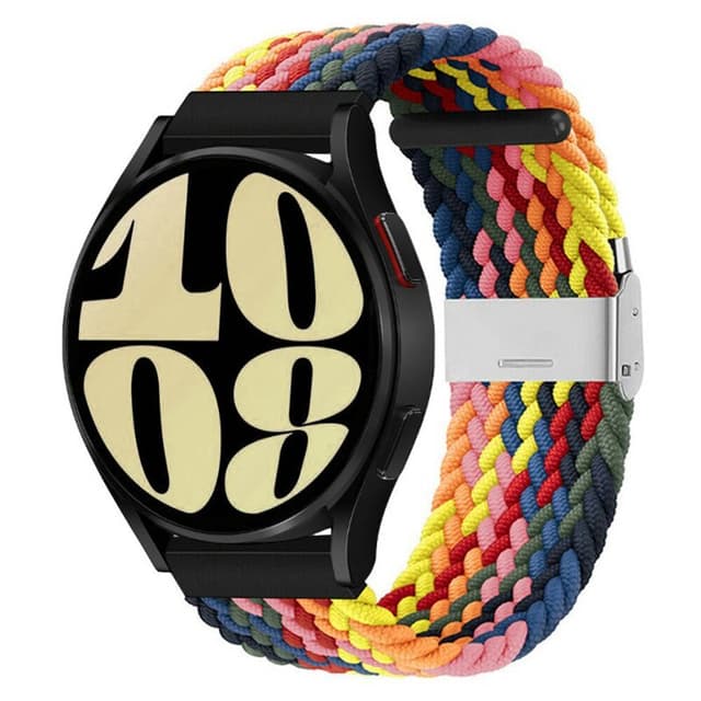 Flettet elastisk armbånd Samsung Galaxy Watch 6 (44mm) - rainbow