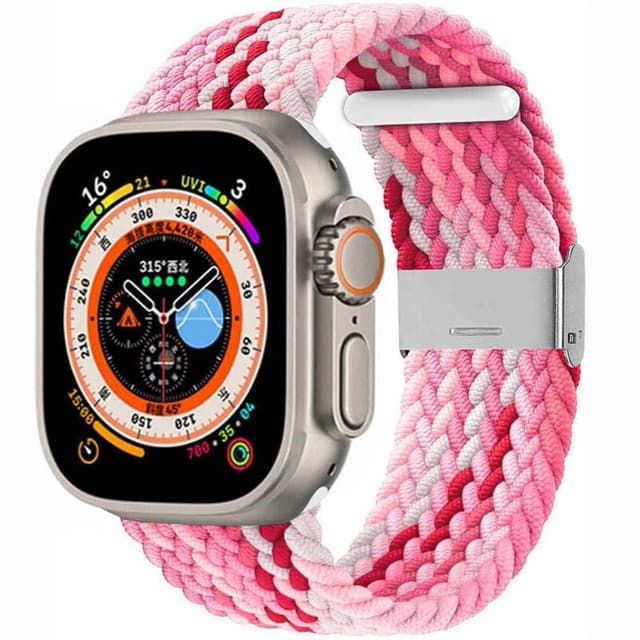 Punottu kellon renneke Apple Watch Ultra 2 (49mm) - Gradientred