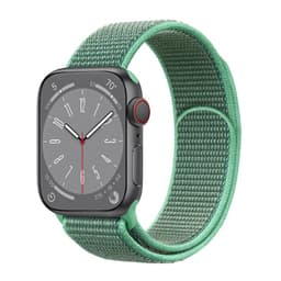 Nylon klockarmband Apple Watch 9 (41mm) - Spearmint