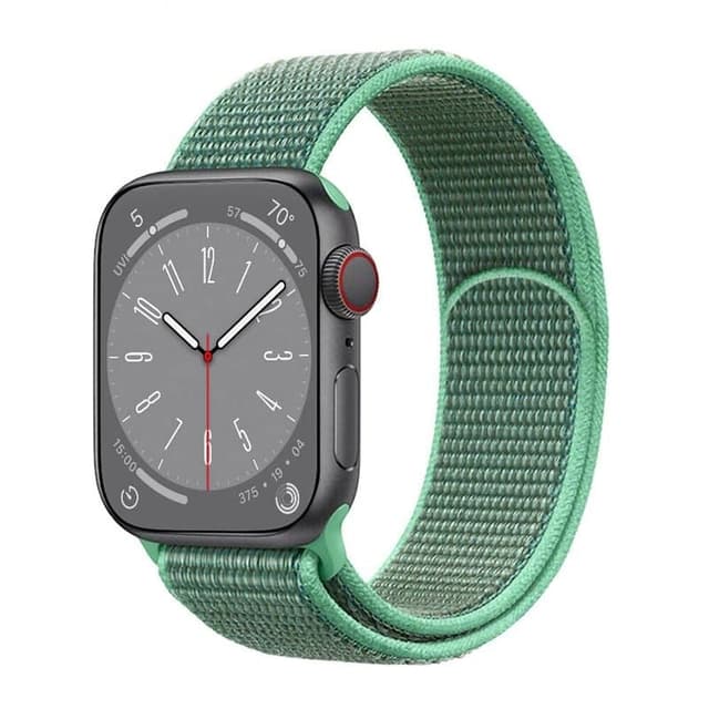 Nylon klockarmband Apple Watch 9 (41mm) - Spearmint