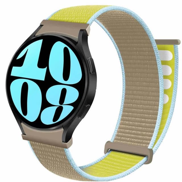 Nylon Armbånd  No-Gap Samsung Galaxy Watch 6 (40mm) - Camel