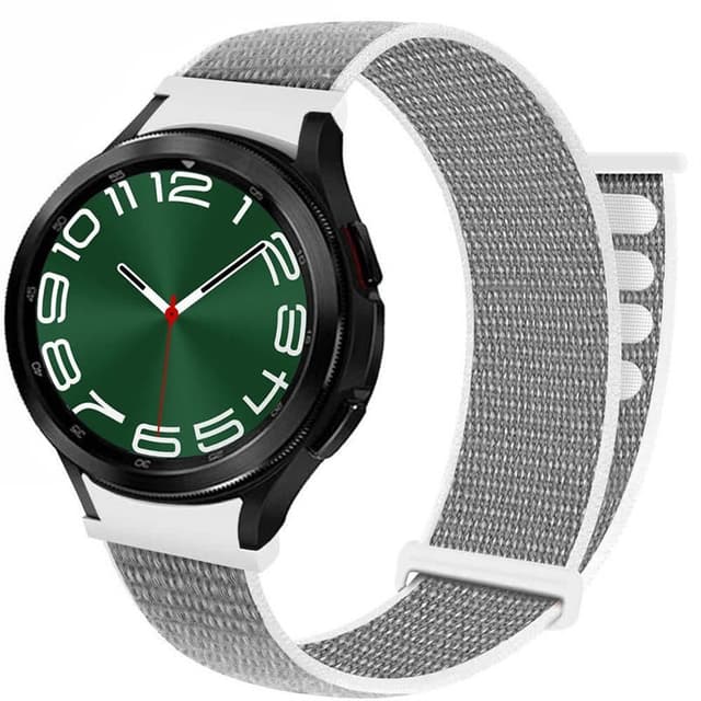 Nylon armbånd No-Gap Samsung Galaxy Watch 6 Classic (43mm) - Seashell