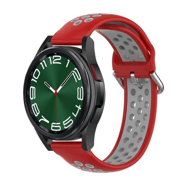 EBN klockarmband Samsung Galaxy Watch 6 Classic (47mm) - Röd/grå