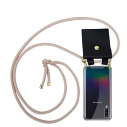 Samsung Galaxy A70 / A70s Deksel med Halskjede (rosa)