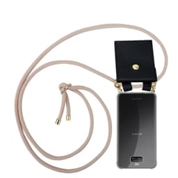 Sony Xperia 10 PLUS Deksel med Halskjede (rosa)