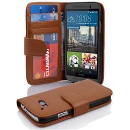 HTC ONE M9 Pungetui Cover (Brun)