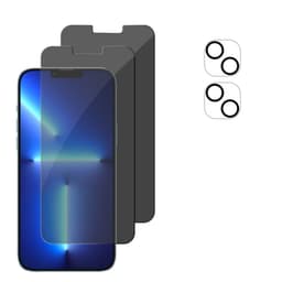 Hærdet glas privat skærmbeskytter iPhone 13
