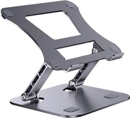 NÖRDIC bärbarställ för upp till 17"" justerbar höjd notebookställ laptopstativ dark grey
