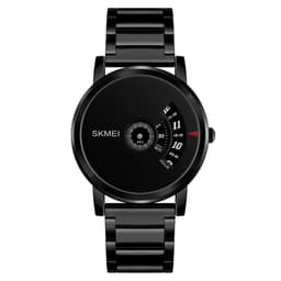 Vattentät Quartz Metall Armbandsklocka Armbandsur Klocka - Svart