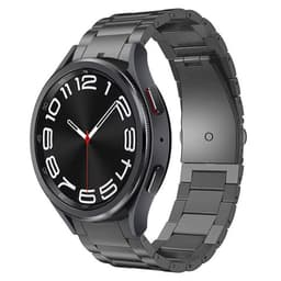 Armband titan No-Gap Samsung Galaxy Watch 6 Classic (43mm) - Grå
