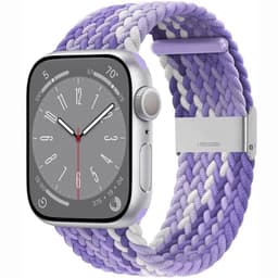 Punottu kellon renneke Apple Watch 9 (45mm) - Gradient purple