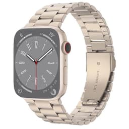 Urrem rustfrit stål Apple Watch 9 (45mm) - Starlight