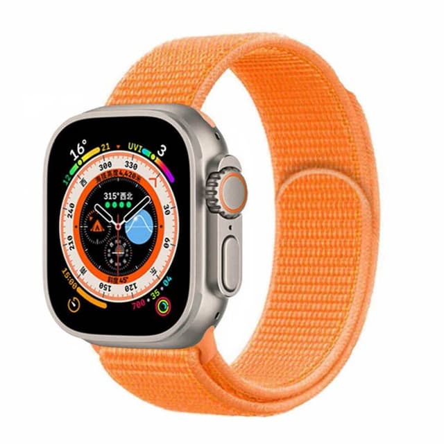 Nylon klokkerem Apple Watch Ultra 2 (49mm) - Papaya