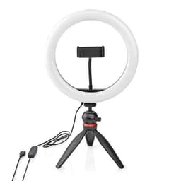 Nedis Ringljus | 10 inch | 120 LED's | 2700 - 6700 K | Trevbensstativ | Svart