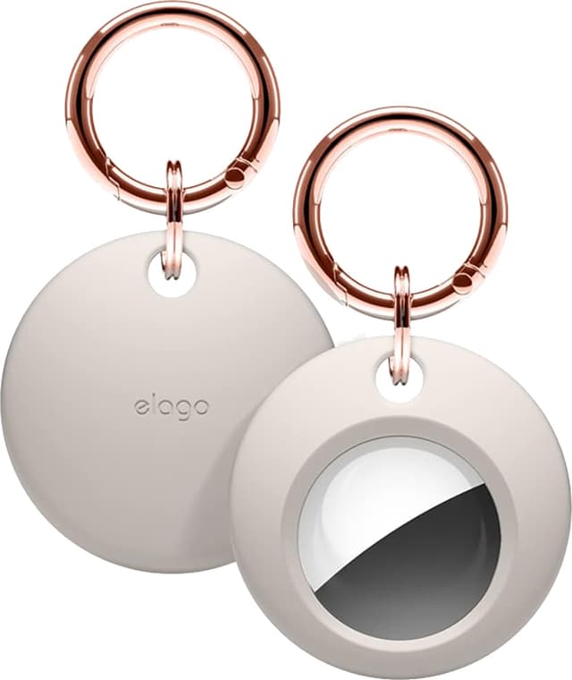 Elago Basic nyckelringshållare för föremålstracker (beige)
