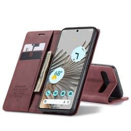 CaseMe Smart Magnet FlipCase Google Pixel 8 Pro - Viininpunainen