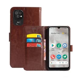 Wallet cover 3-kort Doro 8100 - Brun
