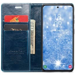 CaseMe mobilplånbok 2-kort Samsung Galaxy S23 FE - Blå