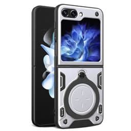 Magnetic Ring skal Samsung Galaxy Z Flip 5 - Silver