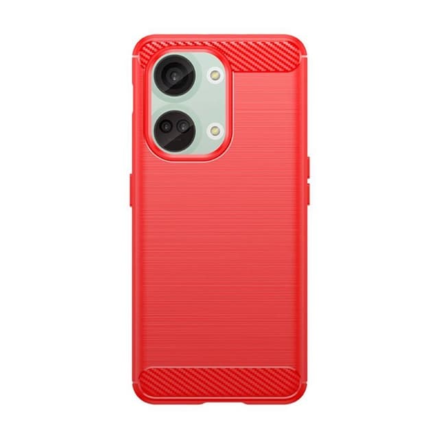 Harjattu TPU kuori OnePlus Nord 3 5G - Punainen
