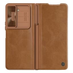 Nillkin Qin Pro deksel Samsung Galaxy Z Fold 5 - Brun