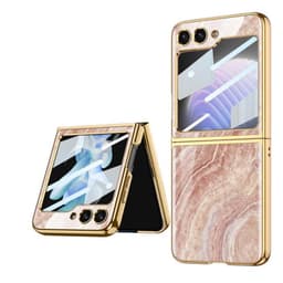 Marble Glass Case Samsung Galaxy Z Flip 5 - Onyx