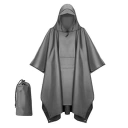 INF Multifunktionell regnponcho med huva / campingpresenning / skydd f