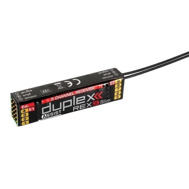 Jeti Duplex 2.4GHz REX 9 Slim Assist Mottaker 9ch
