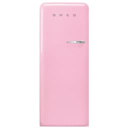 Smeg 50-talls kjøleskap med fryser FAB28LPK3 (rosa