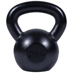 Gorilla Sports Kettlebell Massive Black 20 kg
