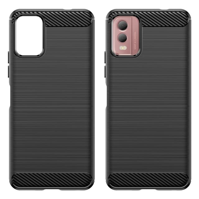 Slim-Fit TPU-puhelinkotelon suojakuori Nokia C32:lle - musta