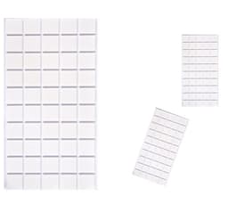 10-delat fyrkantigt självhäftande spårlöst dubbelsidigt nanotejpkliste