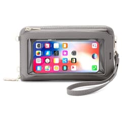 Touch screen telefontaske crossbody taske skulder håndtaske RFID blokering Grå