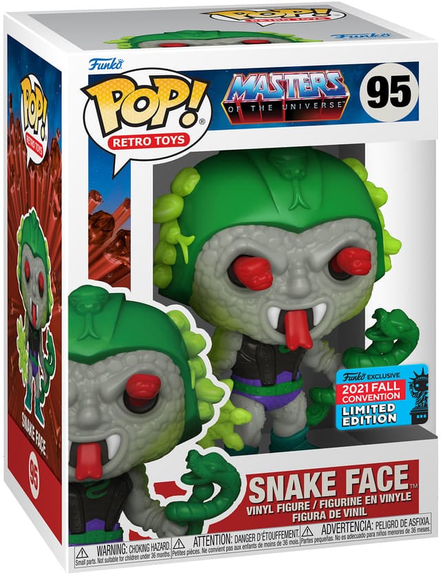 Funko Pop! Exclusive Masters of the Universe Snake Face figur
