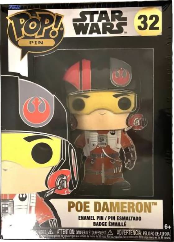 Funko Pin Badge Star Wars Poe Dameron
