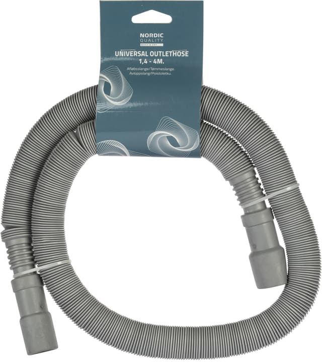 Nordic Quality avløpsslange (1,4-4 m) 252003