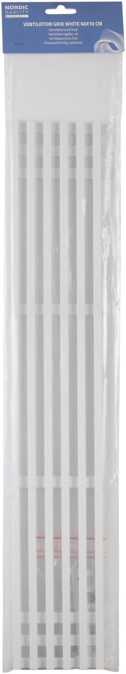 Nordic Quality Ventilationsgaller för kyl frys (vit)